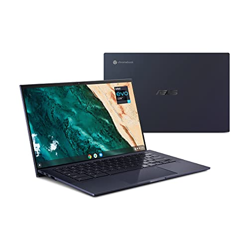 ASUS Chromebook CX9, 14" Touchscreen FHD NanoEdge Display, Intel Core i7-1165G7 Processor, 512GB SSD, 16GB RAM, USI Stylus Support, NumberPad, Chrome OS, Magnesium-Alloy, Star Black, CX9400CEA-DS762T