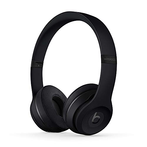 Beats Solo3 Wireless On-Ear Headphones - Apple W1 Headphone Chip, Class 1 Bluetooth, 40 Hours of Listening Time, Built-in Microphone - Black (Latest Model) - AOP3 EVERY THING TECH 