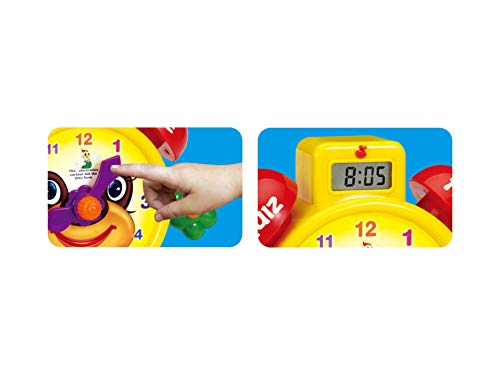 PowerTRC Tell The Time Electronic Learning Teach Time Clock Educational Toy | Education Toy | Learning Clock and Telling Time | Kids