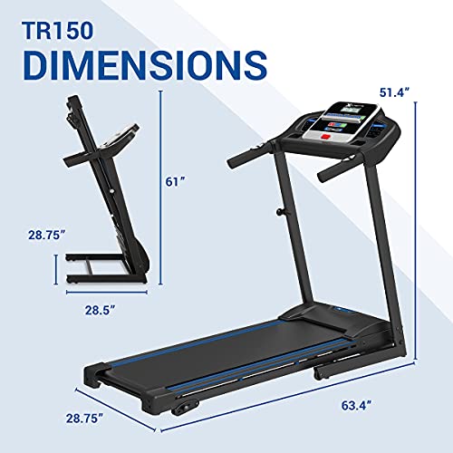 XTERRA Fitness TR150 Folding Treadmill