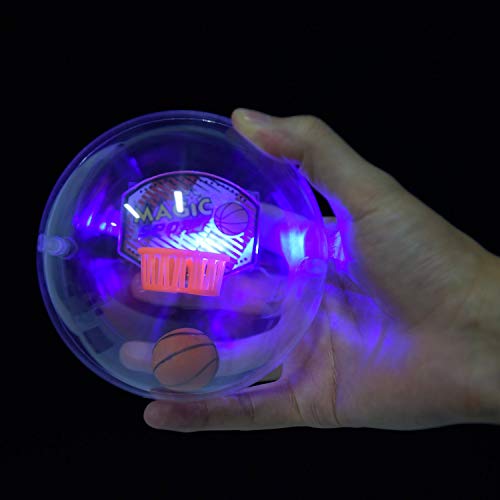 Liberty Imports Shoot a Basketball Mini Handheld Shooting Ball Electronic Game Party Favor Anti-Stress Novelty Toys with LED Lights and Sounds (12 Pack)