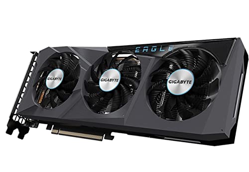 GIGABYTE Radeon RX 6600 Eagle 8G Graphics Card, WINDFORCE 3X Cooling System, 8GB 128-bit GDDR6, GV-R66EAGLE-8GD Video Card