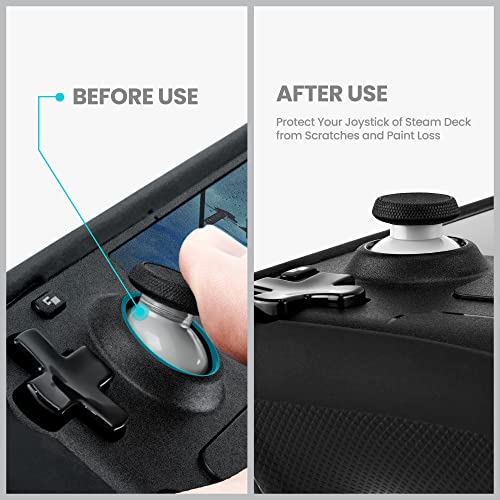 Park Sung Joystick Protectors, Invisible Protection During Gaming, Silicone, Compatible with Steam Deck/Xbox/PS4/PS5 Game Joystick(10 Pcs)