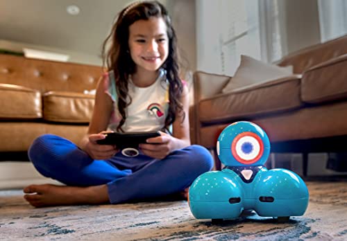 Wonder Workshop Dash – Coding Robot for Kids 6+ – Voice Activated – Navigates Objects – 5 Free Programming STEM Apps – Creating Confident Digital Citizens , Blue