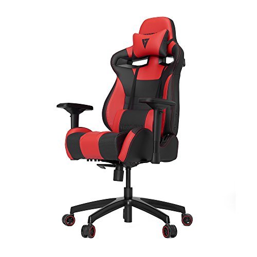 VERTAGEAR Racing Seat Gaming Chair, S-Line Medium SL4000 BIFMA Cert, Black/Red