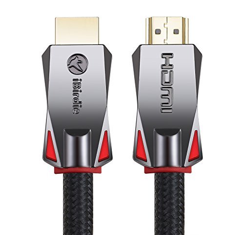 4K HDR HDMI Cable 6 Feet, 18Gbps 4K 120Hz, 4K 60Hz(4:4:4 HDR10 ARC HDCP2.2) 1440p 144Hz High Speed Ultra HD Bi-Directional Cord 26AWG Compatible with Apple-TV Ps4 Xbox One