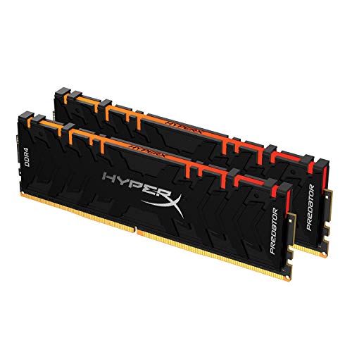 HyperX Predator DDR4 RGB 32GB Kit 3000MHz CL15 DIMM XMP RAM Memory/Infrared Sync Technology- Black (HX430C15PB3AK2/32)