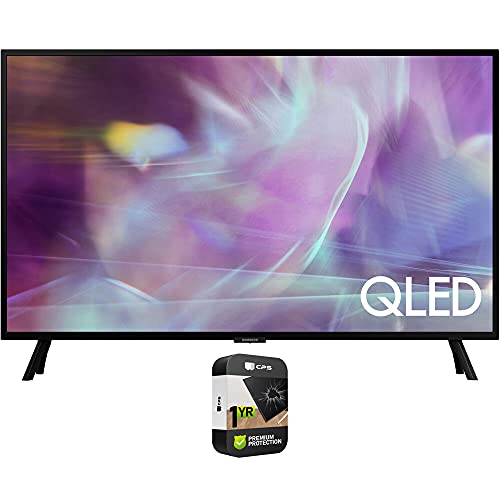 Samsung QN70Q60AA 70 Inch QLED 4K Smart TV Bundle with Premium 1 YR CPS Enhanced Protection Pack