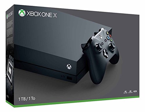 Microsoft Xbox One X 1Tb Console With Wireless Controller: Xbox One X Enhanced, Hdr, Native 4K, Ultra Hd (Discontinued)