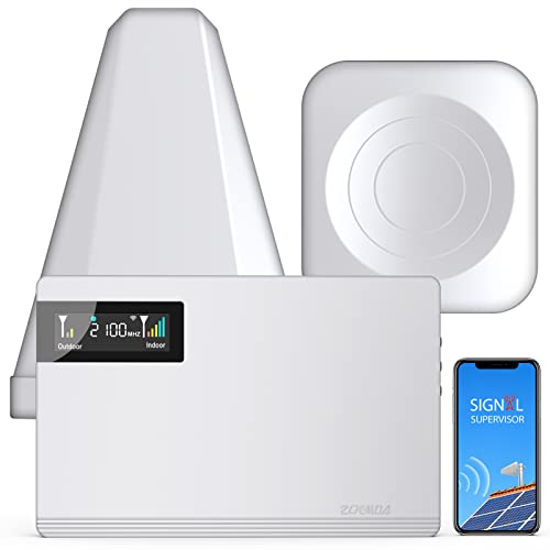 ZORIDA Cell Phone Signal Booster for Home Up to 5500 sq ft - Cell Phone Booster Boost 5G 4G LTE for All U.S. Carriers - Verizon, AT&T, T-Mobile, Sprint& More FCC Approved Cell Booster