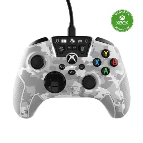 Turtle Beach Recon Controller Wired Gaming Controller for Xbox Series X & Xbox Series S, Xbox One & Windows 10 PCs Featuring Remappable Buttons, Audio Enhancements, and Superhuman Hearing–Arctic Camo