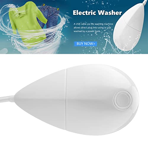 Pilipane Portable Washing Machine, Portable Ultrasonic Washing Machine Automatic Washer with Mini USB, Convenient Travel Home Business Travel USB Laundry Vegetable Cleaning