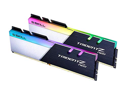 G.Skill Trident Z Neo Series 32GB (2 x 16GB) 288-Pin SDRAM PC4-28800 DDR4 3600 CL16-19-19-39 1.35V Dual Channel Desktop Memory Model F4-3600C16D-32GTZNC