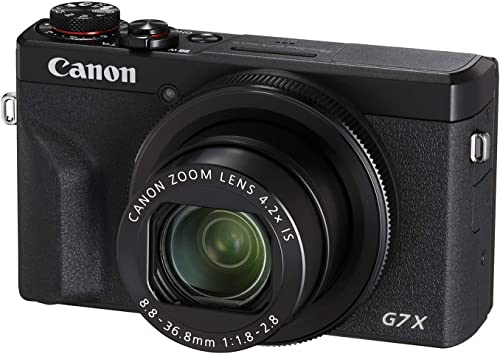 Canon PowerShot G7X Mark III Digital 4K Vlogging Camera, Black Expo Advanced Accessories Bundle + Manufacture Accessories (9PCS)