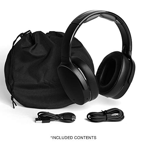 Skullcandy Hesh ANC Wireless Over-Ear Headphones, Active Noise Cancelling, Wireless Charging 22 Hours Battery Life - True Black