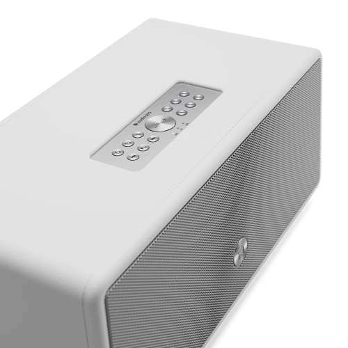 Audio Pro DRUMFIRE D-2 MK II WiFi Wireless Multiroom Speaker - AirPlay2 - Google Cast - Spotify Connect - Bluetooth - HiFi - White
