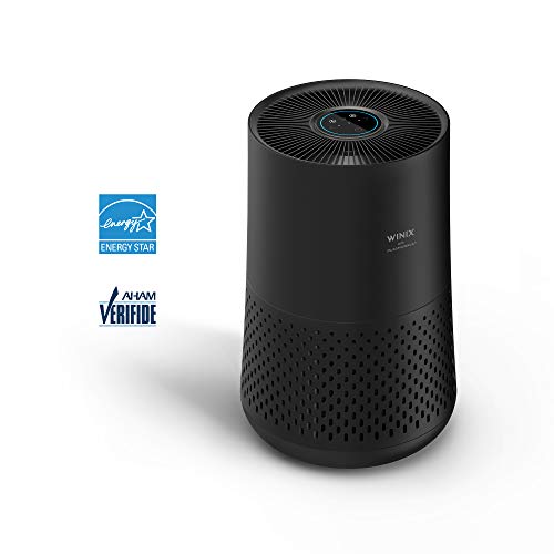 Winix AM90 Wi-Fi Air Purifier, 360sq ft Room Capacity & A230 Tower H13 True HEPA 4-Stage Air Purifier, Perfect for Home office, Home classroom, Bedroom and Nursery, Charcoal Grey