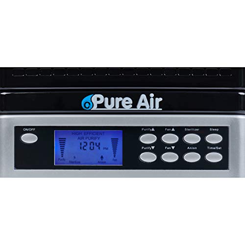 O3 Pure Whole Home Ozone and Ionizer Air Purifier with UV HEPA PCO and Carbon Filtration