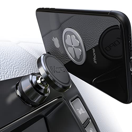 IKOPO【 All-Metal 】 Magnetic Phone Holder for Car Dashboard, Universal Cell Phone Mount for Car with Strong Magnet Suitable for iPhone, Samsung, LG, GPS, and More