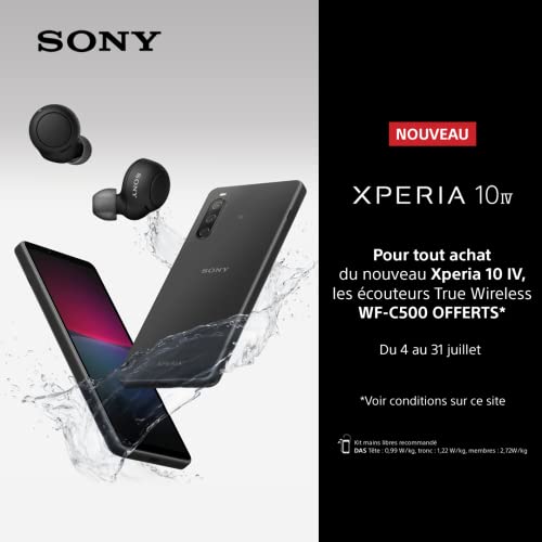 Sony Xperia 10 IV Dual SIM 128GB ROM + 6GB RAM (GSM only | No CDMA) Factory Unlocked 5G Smartphone (Lavender) - International Version