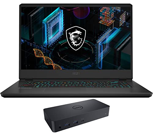 MSI GP66 Leopard Gaming & Entertainment Laptop (Intel i7-11800H 8-Core, 64GB RAM, 2x8TB PCIe SSD (16TB), RTX 3080, 15.6" 144Hz Full HD (1920x1080), WiFi, Win 11 Pro) with D6000 Dock