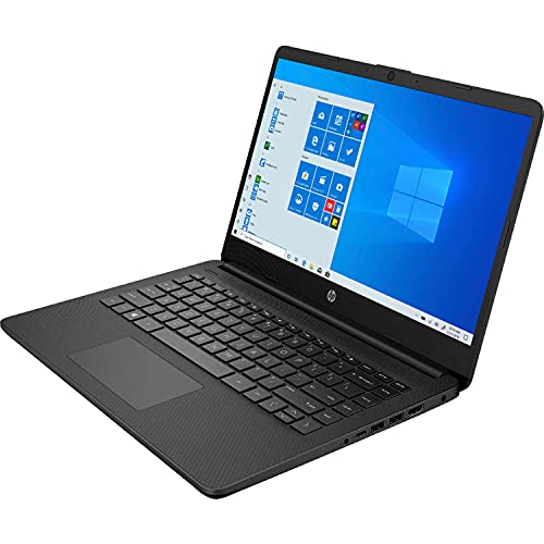 2021 Newest HP Premium 14-inch HD Laptop, Intel Dual-Core Processor Up to 2.8GHz, 8GB RAM, 64GB eMMC Storage, Webcam, Bluetooth, HDMI, Wi-Fi, Black, Windows 10 with 1 Year Microsoft 365