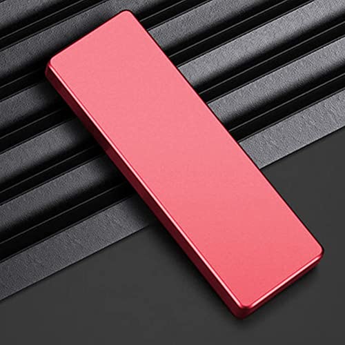 Ultra Slim SSD External Solid State Drive 16TB, Ultra Large Capacity SSD Hard Drive USB 3.1 Type-C Hard Drive for PC, Mac, Desktop, Laptop (16TB, Red)