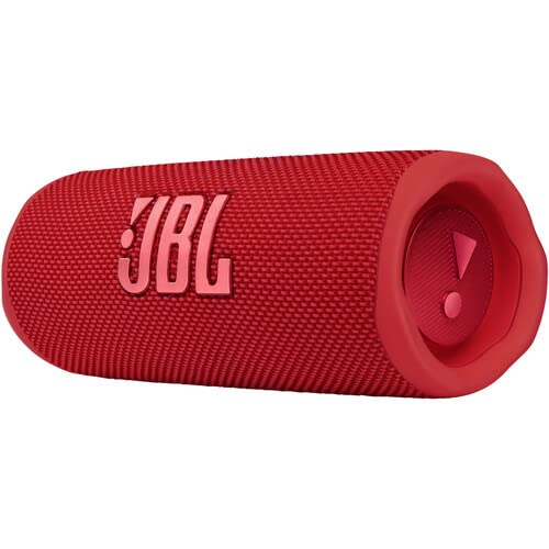 JBL FLIP 6 Portable Wireless Bluetooth Speaker IP67 Waterproof On-The-Go Bundle with Authentic Boomph Hardshell Protective Case - Red