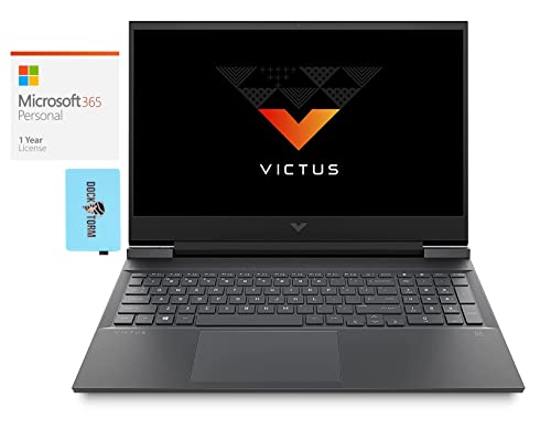 HP Victus -16t Gaming & Entertainment Laptop (Intel i7-11800H 8-Core, 64GB RAM, 2x8TB PCIe SSD RAID 0 (16TB), GeForce RTX 3060, Win 11 Pro) with MS 365 Personal, Hub 64GB RAM|2x8TB SSD|Win11Pro