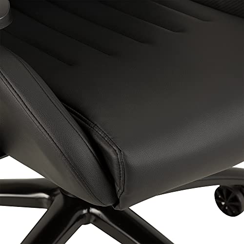 Norwood Commercial Furniture NOR-UTH3000BK-SO High-Back Racing-Style Gaming Chair, Black