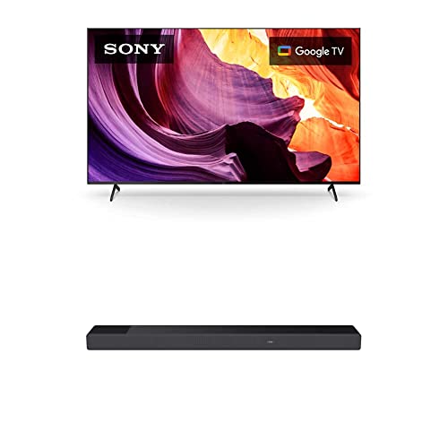 Sony 85 Inch 4K Ultra HD TV X80K Series: LED Smart Google TV with Dolby Vision HDR KD85X80K- 2022 Model&Sony HT-A7000 7.1.2ch 500W Dolby Atmos Sound Bar Surround Sound Home Theater with DTS