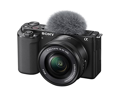 Sony Alpha ZV-E10 - APS-C Interchangeable Lens Mirrorless Vlog Camera Kit - Black