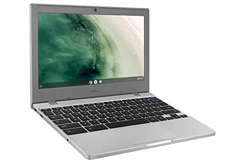 SAMSUNG Galaxy Chromebook 4 11.6” 64GB Laptop Computer w/ 4GB RAM, Gigabit WiFi, HD Intel Celeron Processor, Compact Design, Military Grade Durability, US Version, Silver