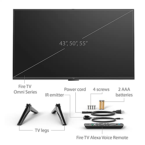 Amazon Fire TV 55" Omni Series 4K UHD smart TV, hands-free with Alexa