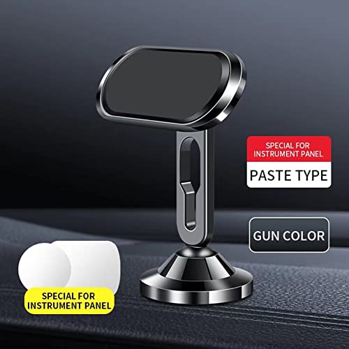 Magnetic Phone Holder,【Super Magnet】【with 2 Metal Plates】 Car Magnetic Phone Holder, Universal Dashboard Car Holder for iPhone,Samsung and Other Phones (Silver)