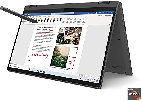 Newest Lenovo Flex 5 14" FHD IPS Touchscreen Premium 2-in-1 Laptop, AMD Ryzen 5 4500U, Backlit Keyboard, Fingerprint Reader, Digital Pen Included, Win10,Tikbot Accessories (16GB RAM, 1TB PCIe SSD)