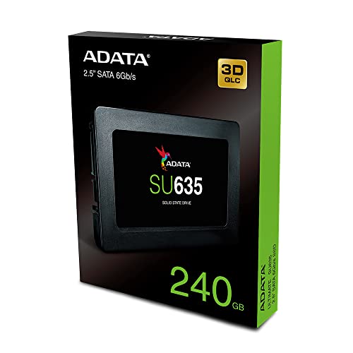 ADATA SU635 240GB 3D-NAND SATA 2.5 Inch Internal SSD (ASU635SS-240GQ-R)