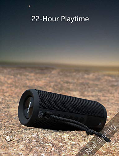 Waterproof Bluetooth Speaker, Gladorn Outdoor Portable Wireless Speakers with 20W Stereo Sound, Bluetooth 5.0, IPX7 Waterproof, 20 Hour Playtime, 360° TWS Stereo Pairing for Home, Travel, Power Bank