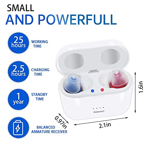 rechargeable hearing amplifier rechargeable hearing aids bule and red V30 sound amplifier