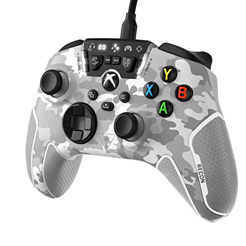 Turtle Beach Recon Controller Wired Gaming Controller for Xbox Series X & Xbox Series S, Xbox One & Windows 10 PCs Featuring Remappable Buttons, Audio Enhancements, and Superhuman Hearing–Arctic Camo