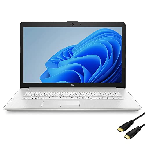 Newest HP 17.3" FHD Business Laptop, 11th Gen Intel i3-1115G4( Beat i5-1035G7), 16GB DDR4 RAM, 512GB SSD, Lightweight, Fast Charge, Bluetooth, WiFi 5,Webcam, W/ HDMI, Windows 11 Home, Silver