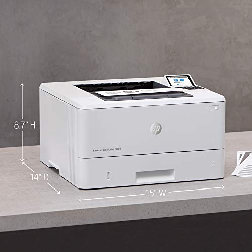 HP LaserJet Enterprise M406dn Monochrome Printer with built-in Ethernet & 2-sided printing (3PZ15A)