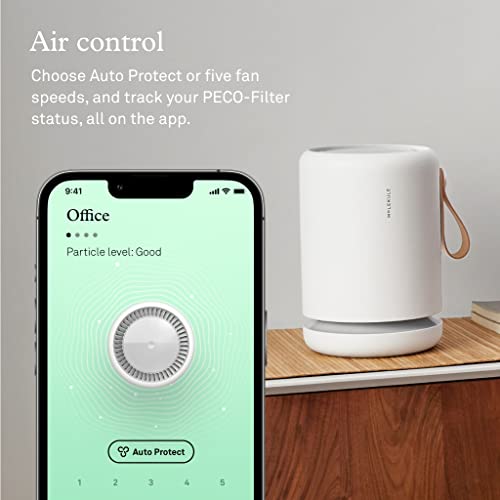 Molekule - Air Mini+ - FDA-Cleared Medical Air Purifier with Particle Sensor and PECO Technology for Smoke, Allergens, Pollutants, Viruses, Bacteria, and Mold- 250 sq. ft.