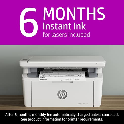 HP LaserJet MFP M140we All-in-One Wireless Black & White Printer with HP+ and Bonus 6 Months Instant Ink (7MD72E)