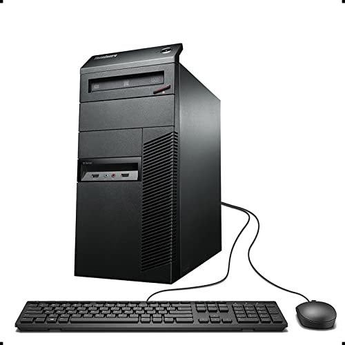 Lenovo ThinkCentre Tower Computer Gaming PC [ Intel Core i7 Processor, 16GB Ram, 128GB SSD, 2TB Hard Drive, HDMI, Wireless WiFi] AMD Radeon RX 550 4GB GDDR5, Windows 10 (Renewed)