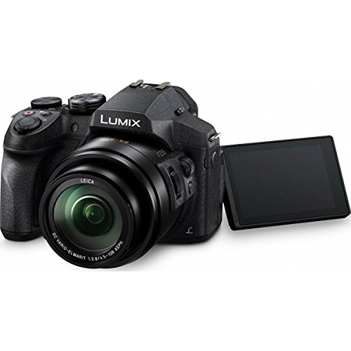 Panasonic DMC-FZ300K LUMIX FZ300 4K 24X F2.8 Long Zoom Digital Camera (Black) + Dual Battery Accessory Bundle