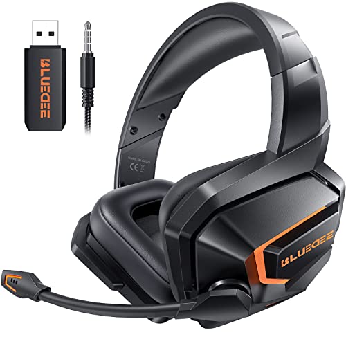 Gaming Headsets, Lossless Bass Surround, Extra-Thick Over-Ear Gaming Headphones, Light&Durable Fiberglass Frame, Wired Gaming Headset with Microphone for PS4/PS5/PC/Xbox/Switch