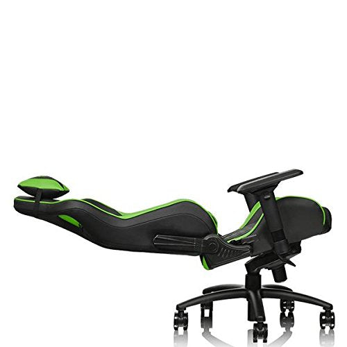 Thermaltake Tt eSPORTS GT Fit F100 Racing Bucket Seat Style Ergonomic Gaming Chair Black/Green