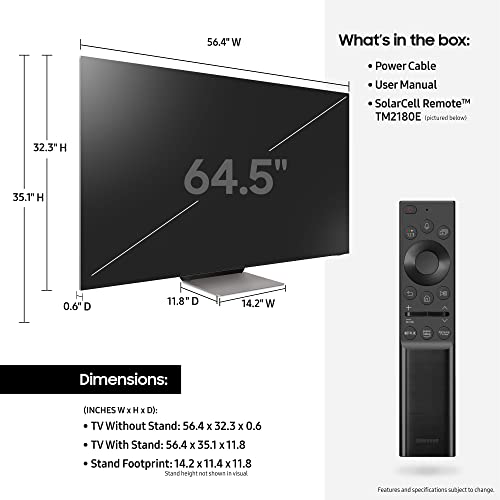 SAMSUNG 65-Inch Class Neo QLED 8K QN900A Series UHD Quantum HDR 64x, Infinity Screen, Anti-Glare, Object Tracking Sound Pro, Smart TV with Alexa Built-In (QN65QN900AFXZA, 2021 Model)