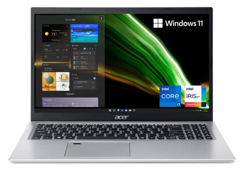 Acer Aspire 5 A515-56-702V Laptop | 15.6" Full HD IPS Display | 11th Gen Intel Core i7-1165G7 | Intel Iris Xe Graphics | 16GB DDR4 | 512GB SSD | WiFi 6 | Fingerprint Reader | BL Keyboard | Windows 11
